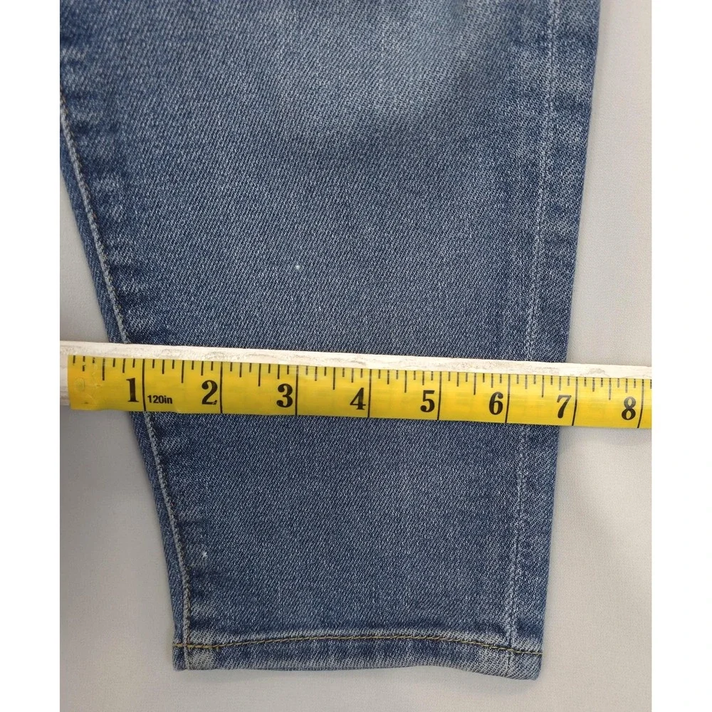 7 For All Mankind Jeans Women 27 Luxe Vintage Tapered Stretch Denim High Rise